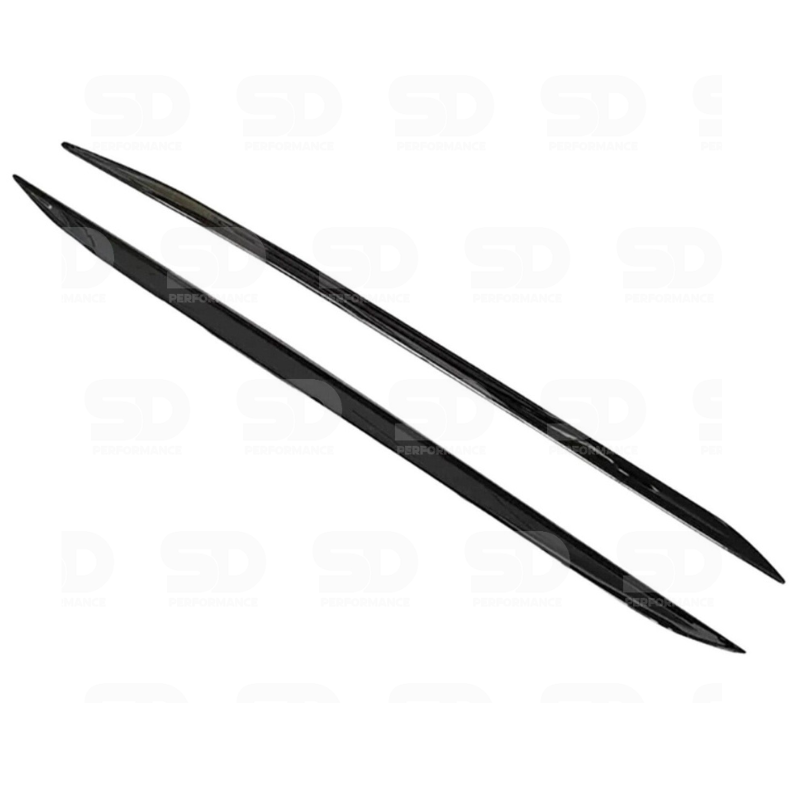 For BMW 4 Series G22 2020+ Side Skirt Splitters In Gloss Black