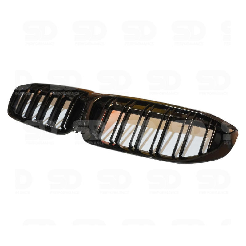 For BMW G20 Double Slats Grille Gloss Black
