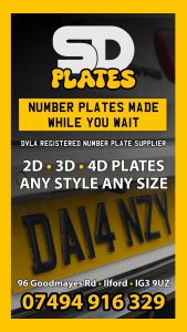 number plate maker in london