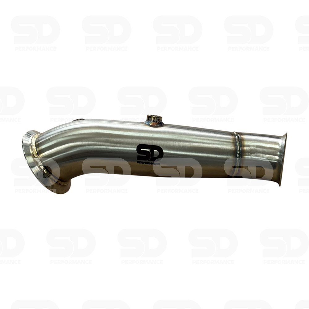 BMW N55 Decat Downpipe (07/2013+) This UK-made T304 stainless steel decat downpipe fits BMW M135i, M235i, 335i, 435i, and M2 models with N55 engines (built from 07/2013+). It delivers faster turbo spool, 10–15bhp gains, reduced backpressure, and a deeper, more aggressive exhaust note—all with a lighter, mandrel-bent design for maximum flow and performance.